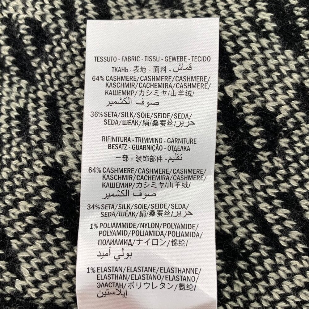 Gucci Colorblock Houndstooth Pattern Cashmere Cas… - image 7